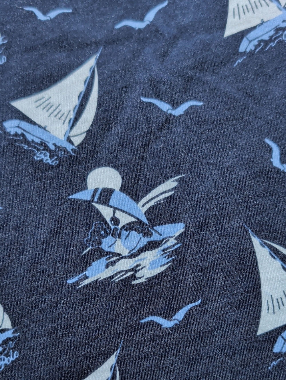 POLO RALPH LAUREN Men's Classic-Fit Sail Boat Print Jersey T-Shirt - Picture 9 of 10
